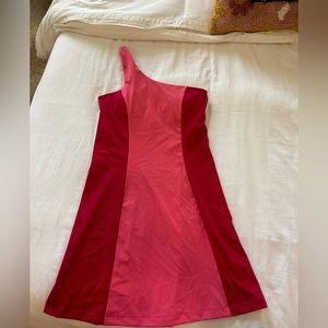 Outdoor Voices One Shoulder Dress